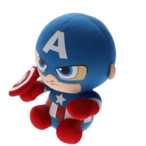 Captain American TY Beanie Plush Figure